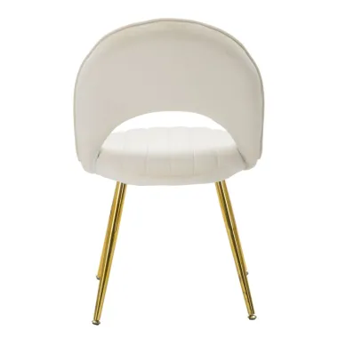 Krzesło FLEX Kremowe 52 48 78 cm Zestaw 2 szt.